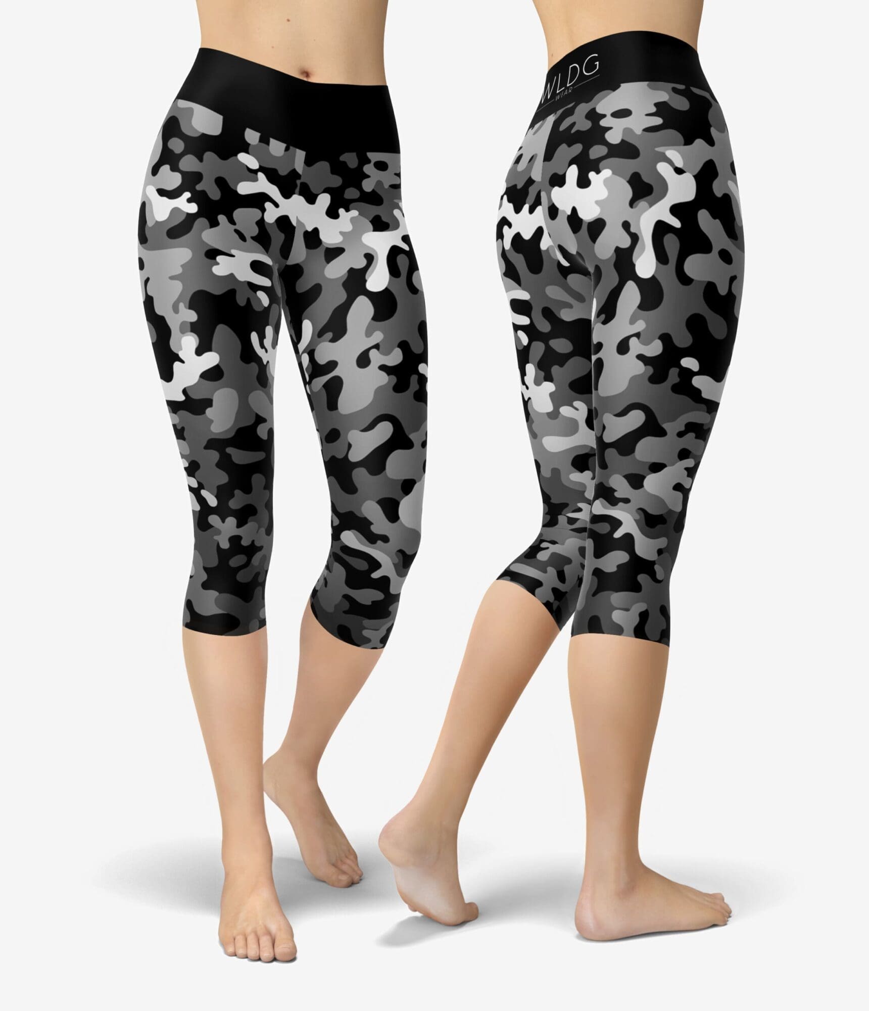 Silver Camo Urheilucaprit