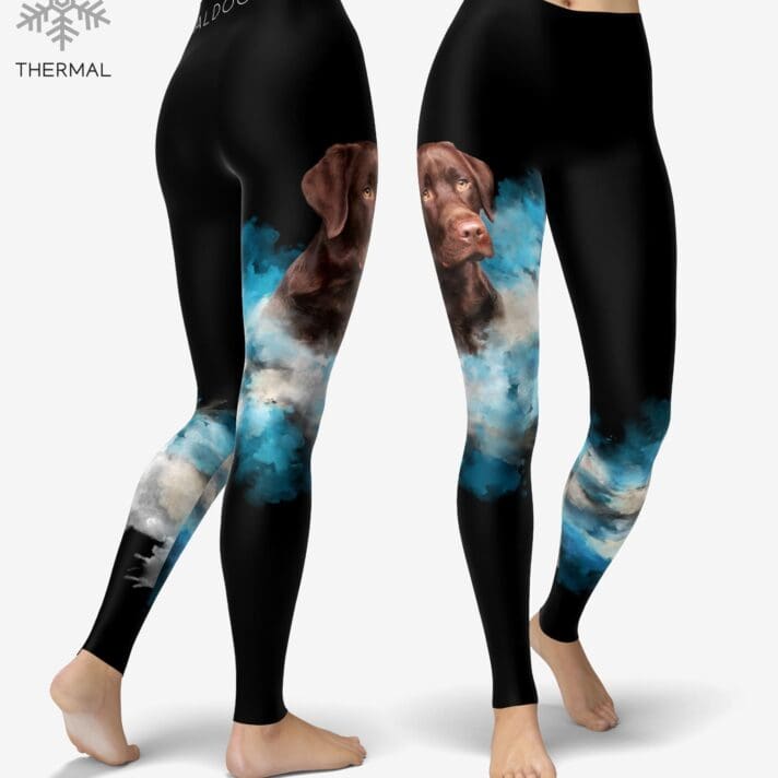 Brown Lab Burst Thermal