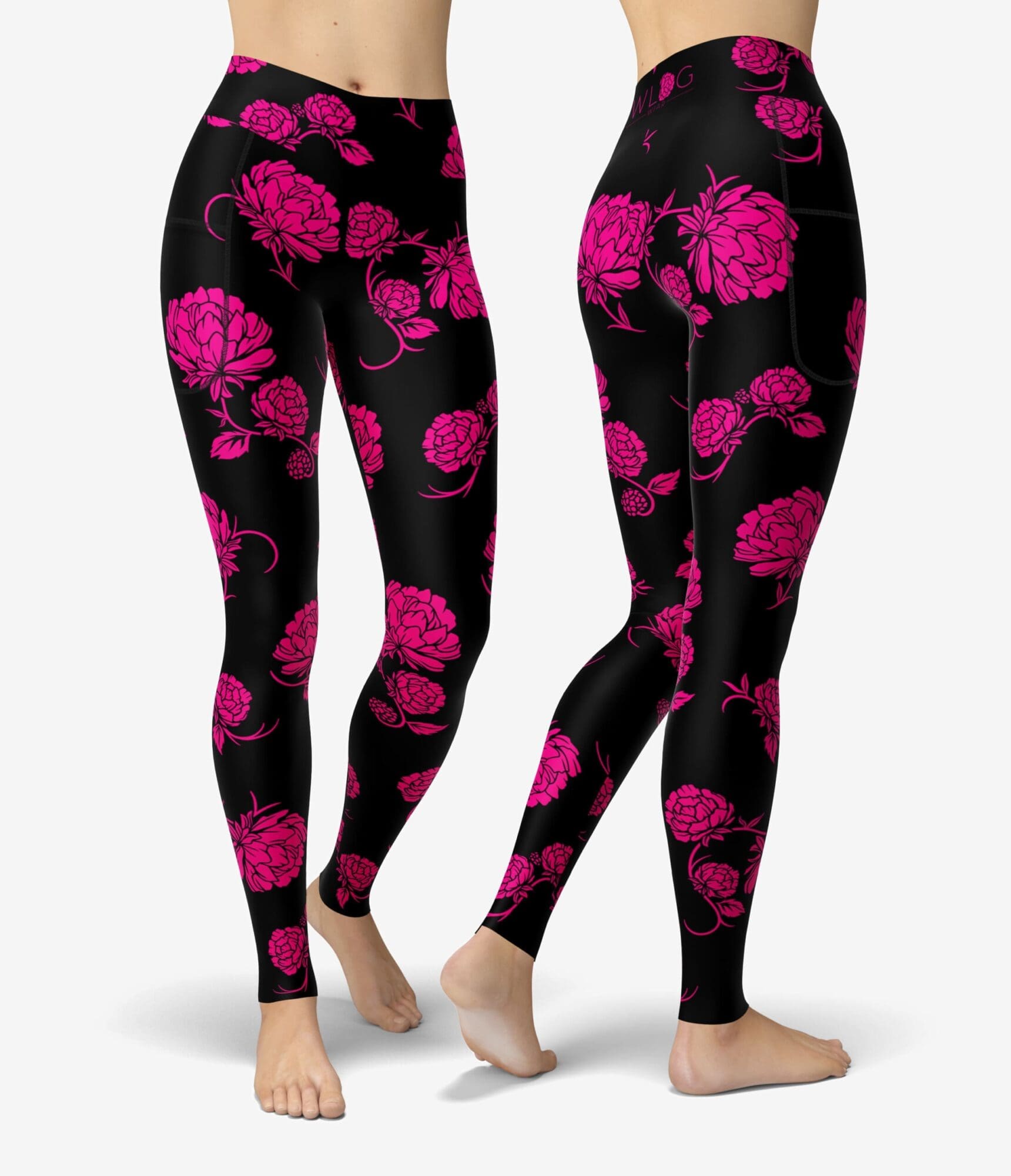 Kukkis Pink Taskulliset Trikoot