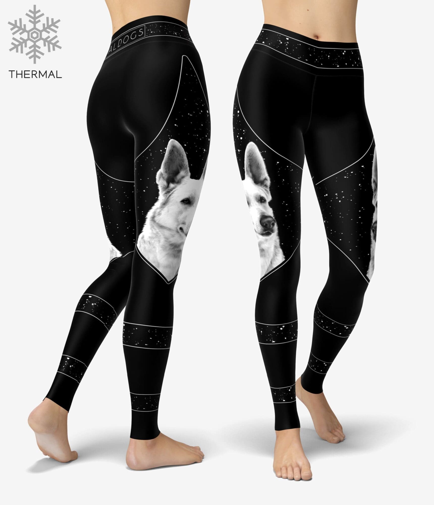 White Swiss Starblock Thermal Urheilutrikoot