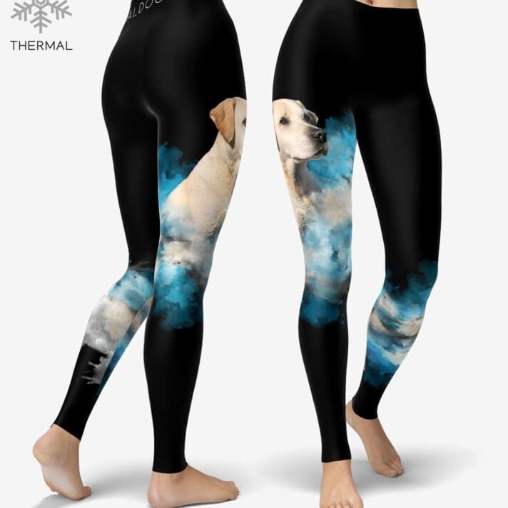 Yellow Lab Burst Thermal
