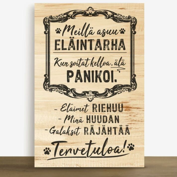 Eläintarha Sisustustaulu - Image 4