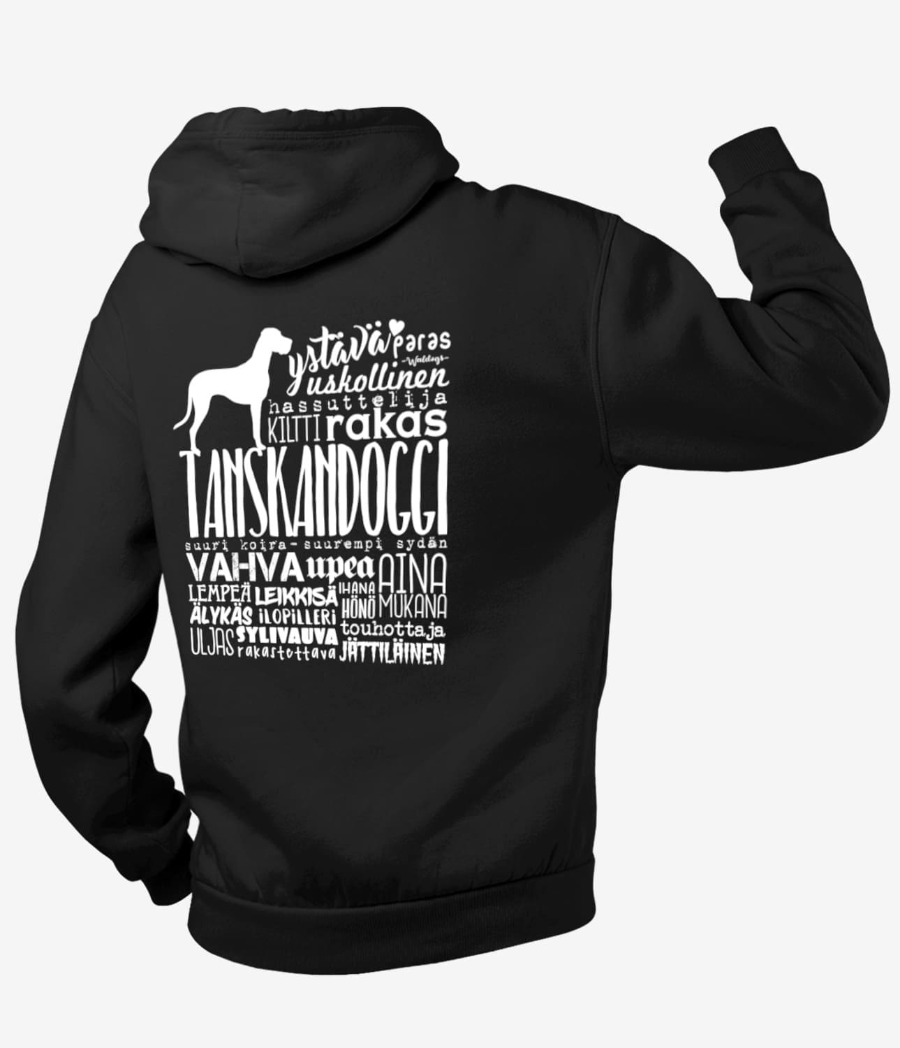 Tanskandoggi Sanat Vetoketjuhuppari