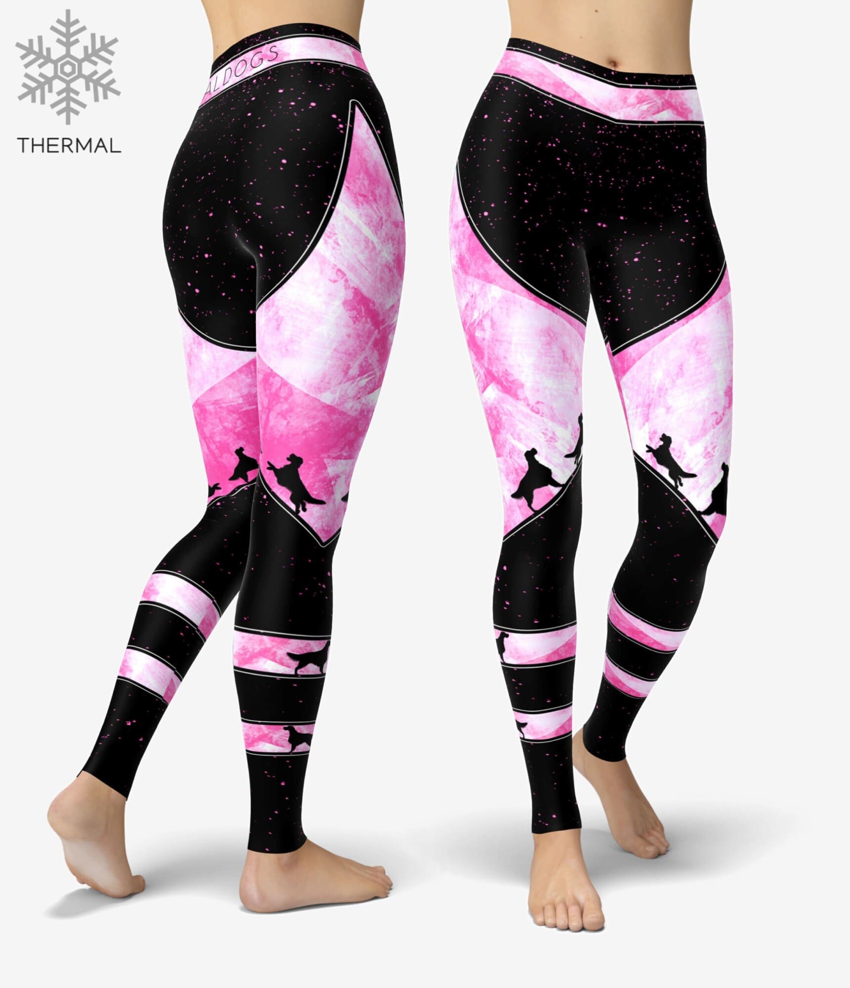Gordon Setter Pink Stars Thermal