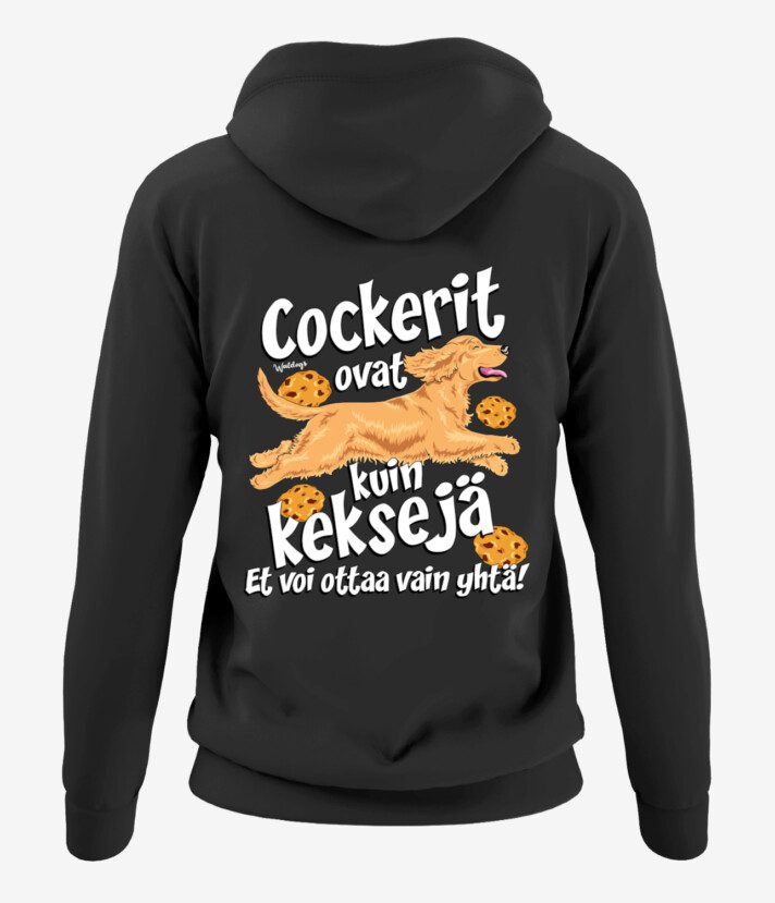 Cockeri Keksit Naisten Vetoketjuhuppari