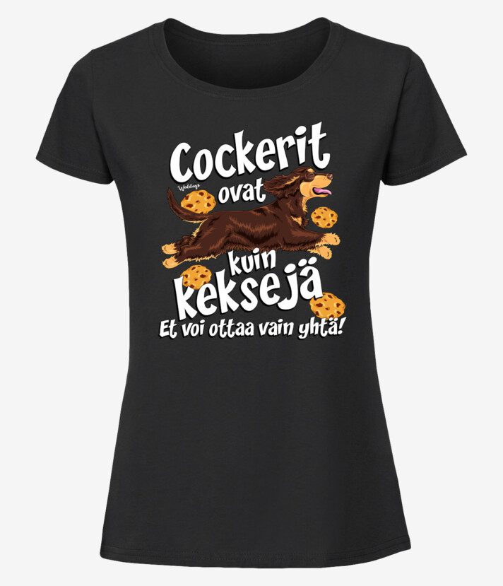 Cockeri Keksit V Naisten T-Paita