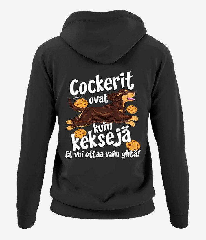 Cockeri Keksit V Naisten Vetoketjuhuppari