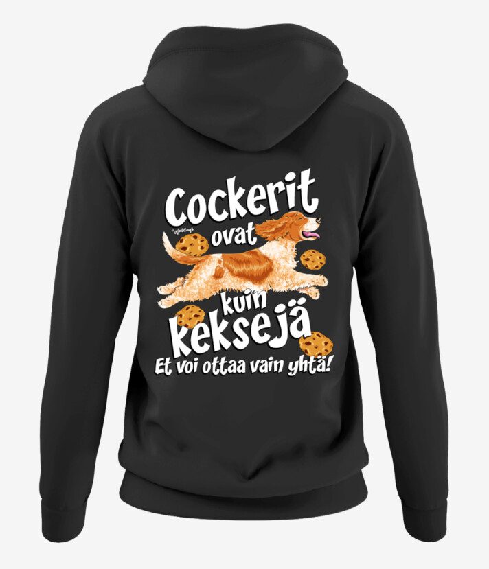 Cockeri Keksit X Naisten Vetoketjuhuppari