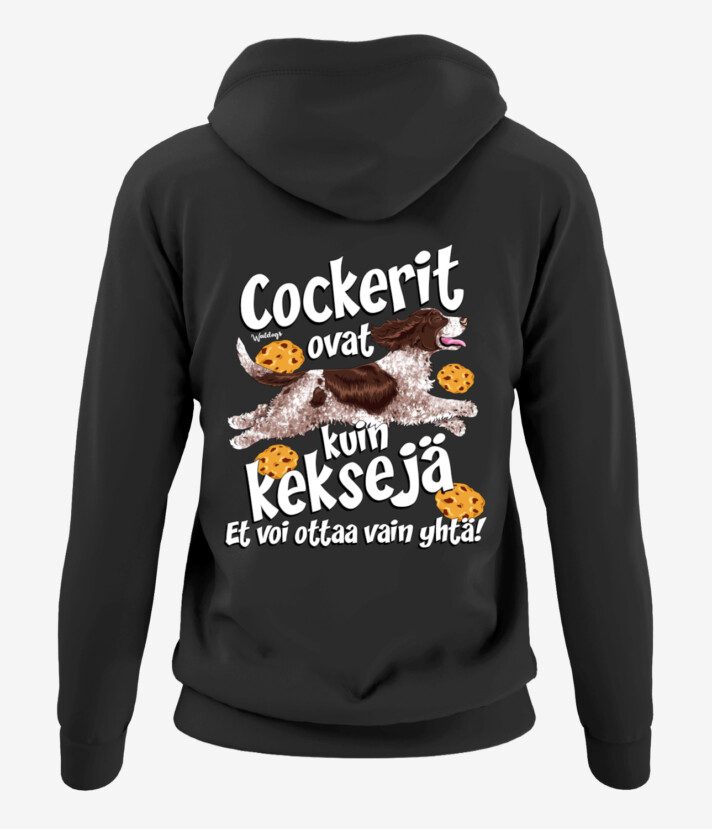 Cockeri Keksit XI Naisten Vetoketjuhuppari