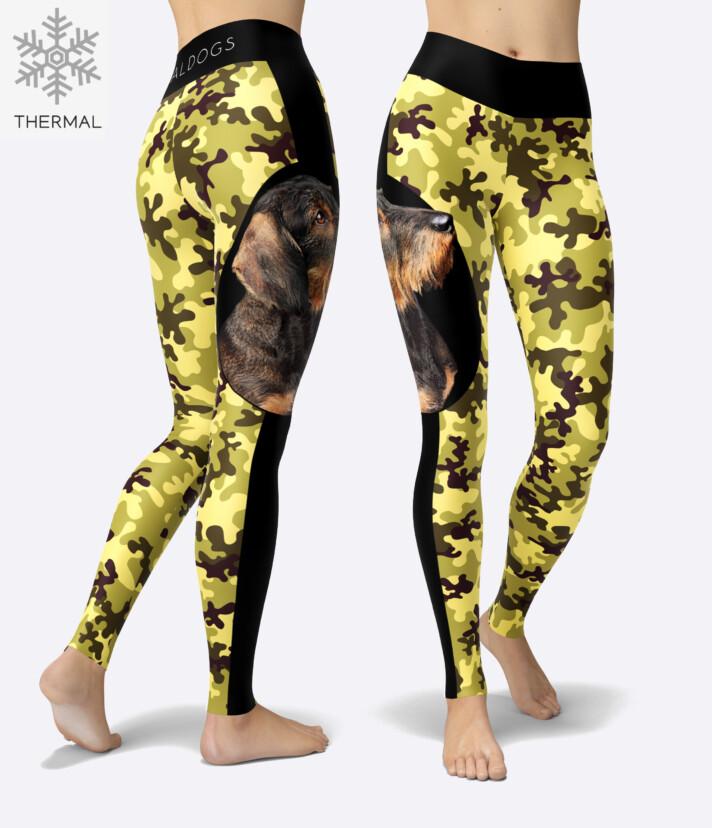 Dachshund Wire Camo Thermal