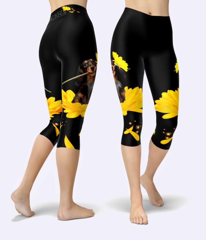 Flowerdachs Yellow Urheilucaprit