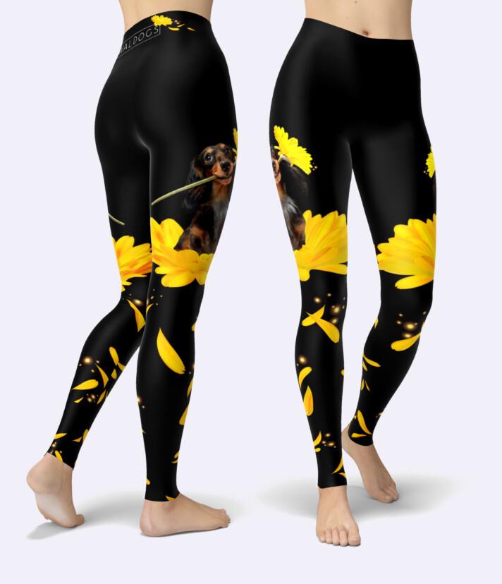 Flowerdachs Yellow Urheilutrikoot