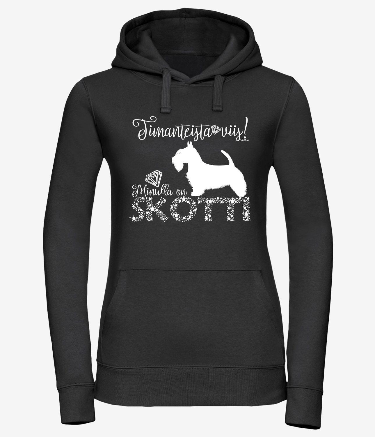 Skotti Timantti Naisten Huppari