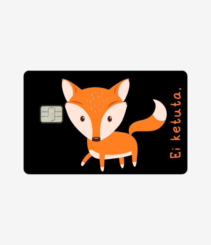 Ei Ketuta Korttitarra Musta