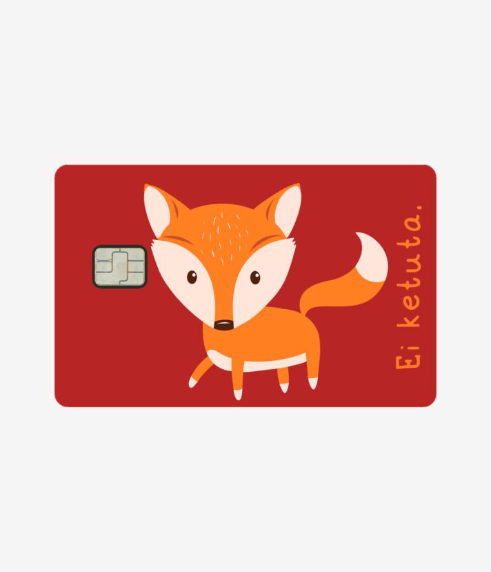 Ei Ketuta Korttitarra Punainen