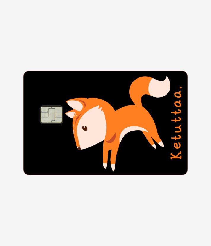 Ketuttaa Korttitarra Musta