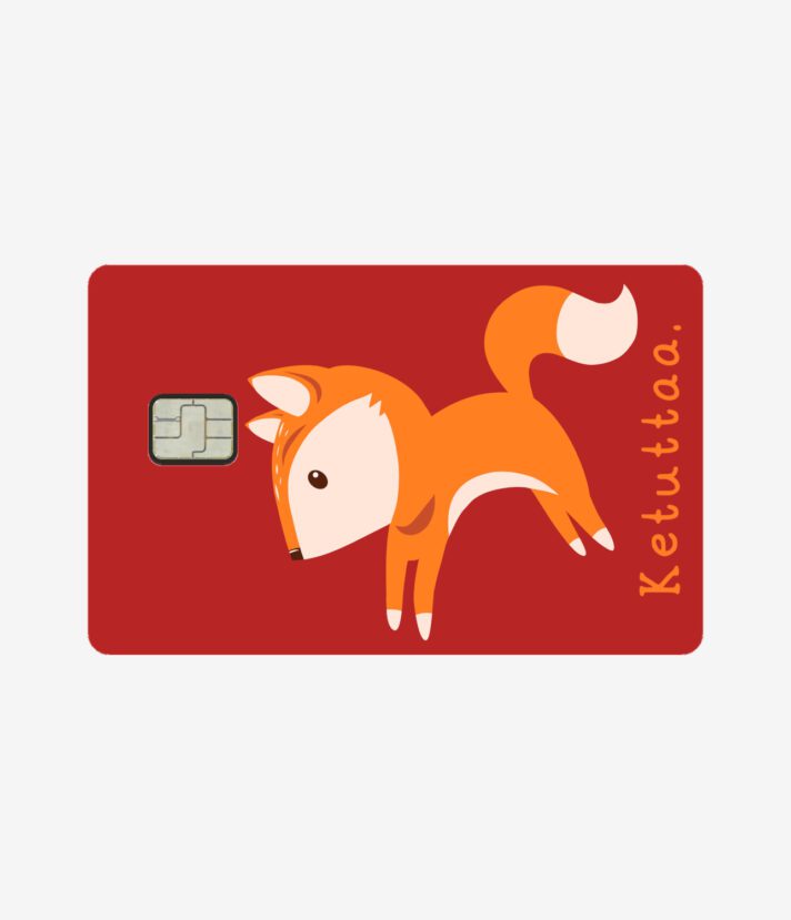 Ketuttaa Korttitarra Punainen