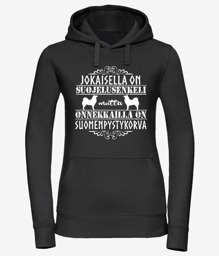 Suomenpystykorva Enkelini Naisten Huppari