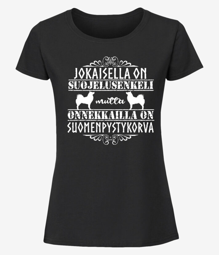 Suomenpystykorva Enkelini Naisten T-Paita