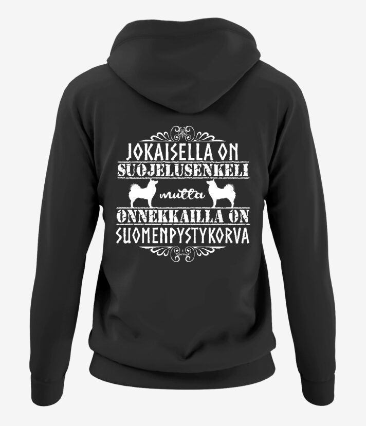 Suomenpystykorva Enkelini Naisten Vetoketjuhuppari