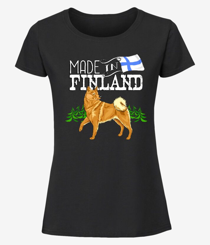 Suomenpystykorva Finland Naisten T-Paita