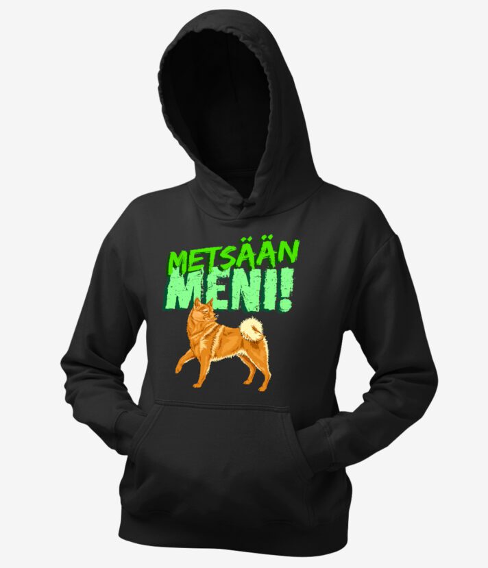 Suomenpystykorva Metsään Meni Huppari