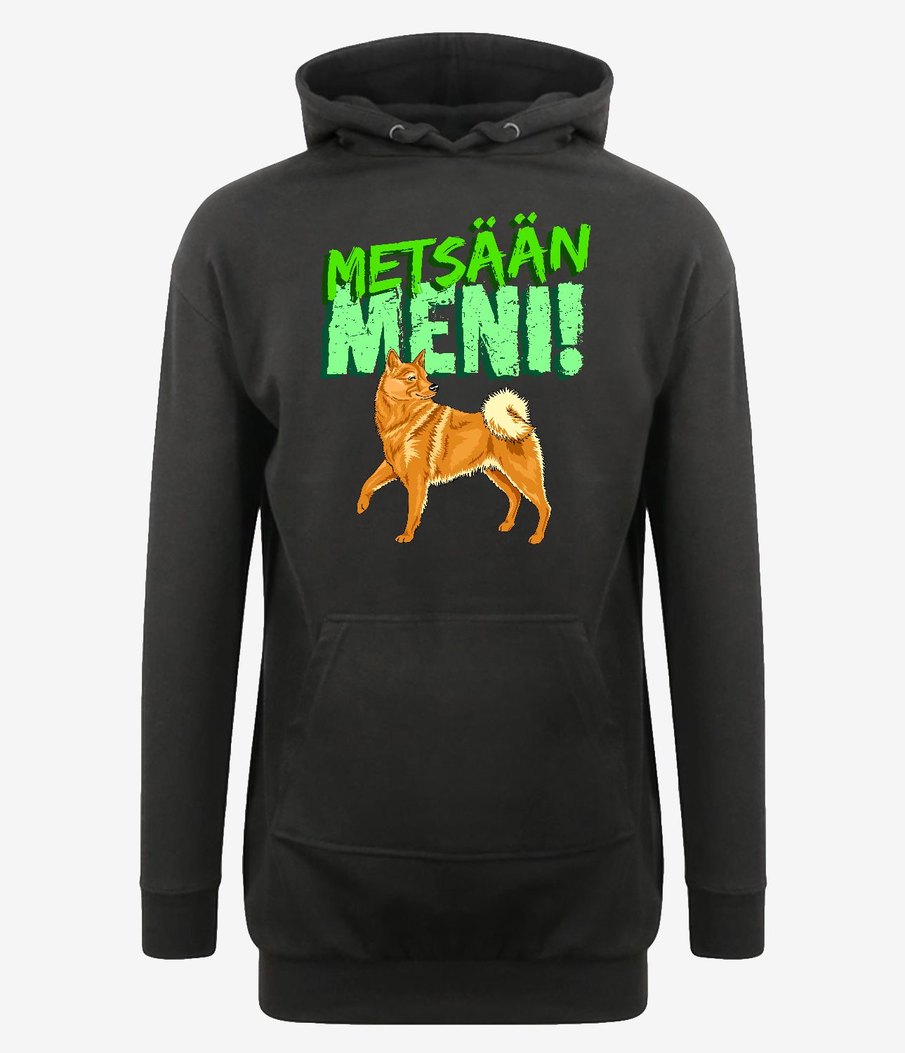 Suomenpystykorva Metsään Meni Hupparimekko