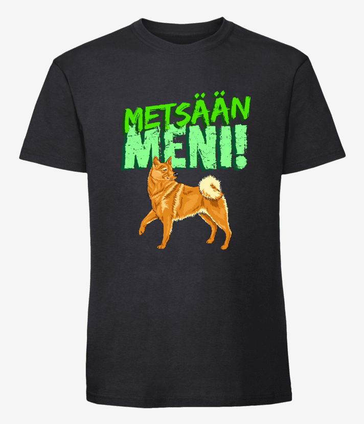 Suomenpystykorva Metsään Meni T-Paita