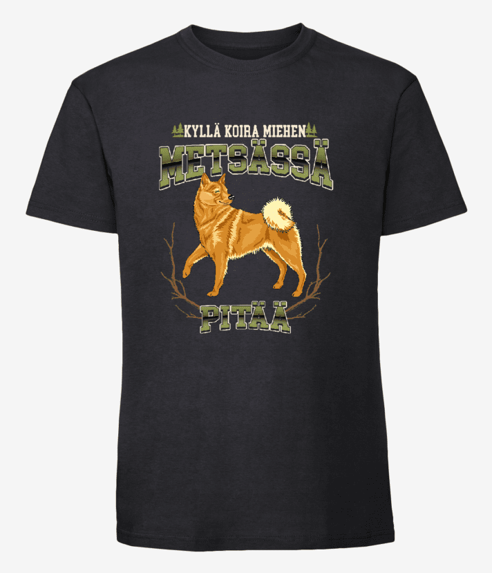 Suomenpystykorva Miehen T-Paita