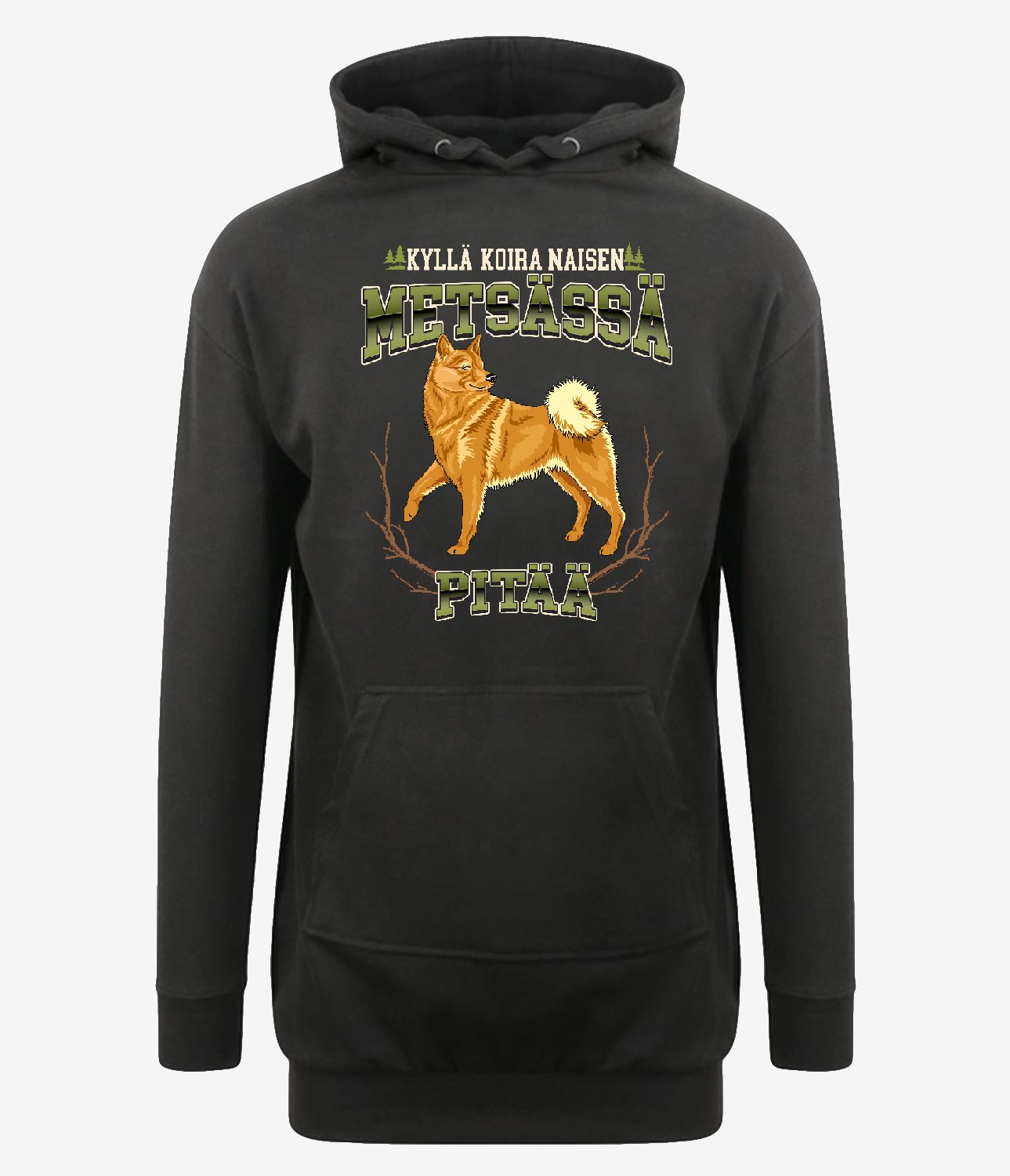 Suomenpystykorva Naisen Hupparimekko