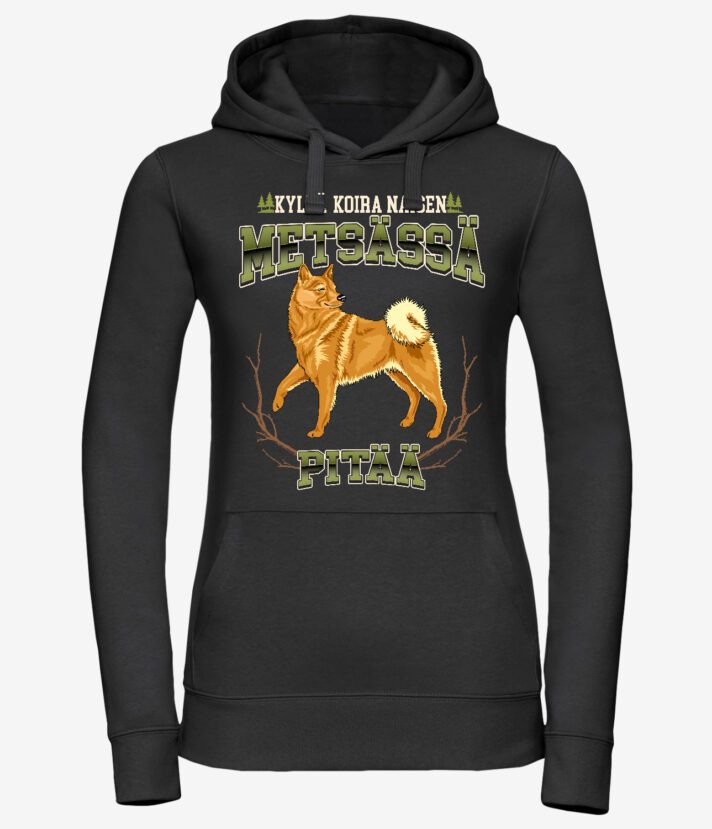 Suomenpystykorva Naisen Naisten Huppari