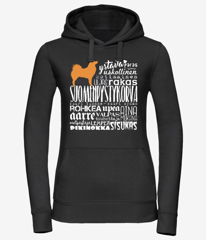 Suomenpystykorva Sanat Naisten Huppari