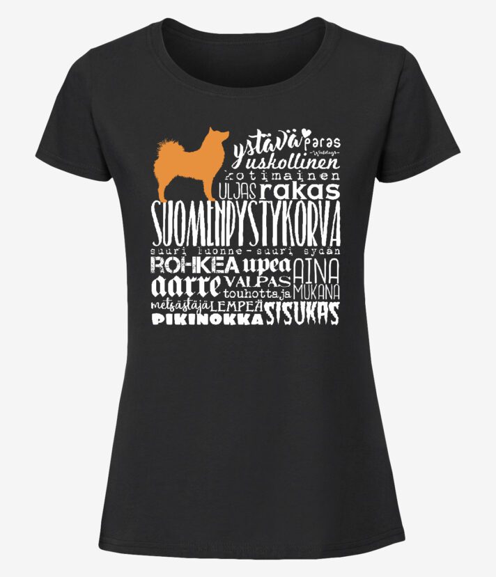 Suomenpystykorva Sanat Naisten T-Paita
