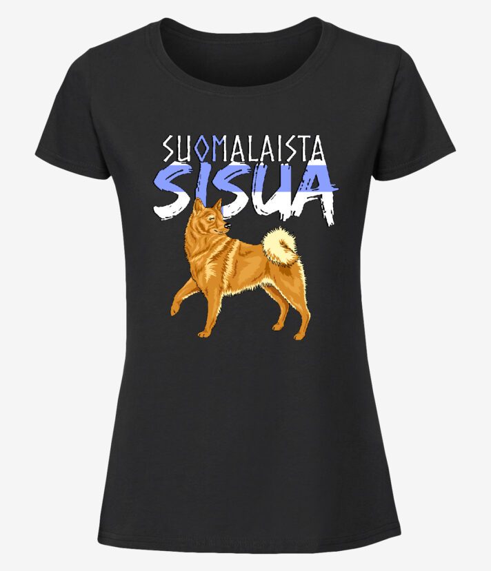 Suomenpystykorva Sisu Naisten T-Paita