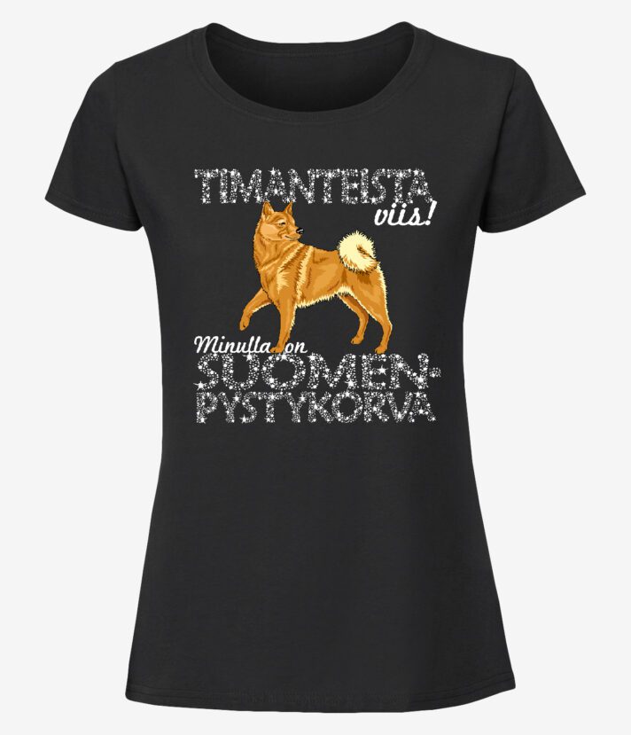 Suomenpystykorva Timantti Naisten T-Paita