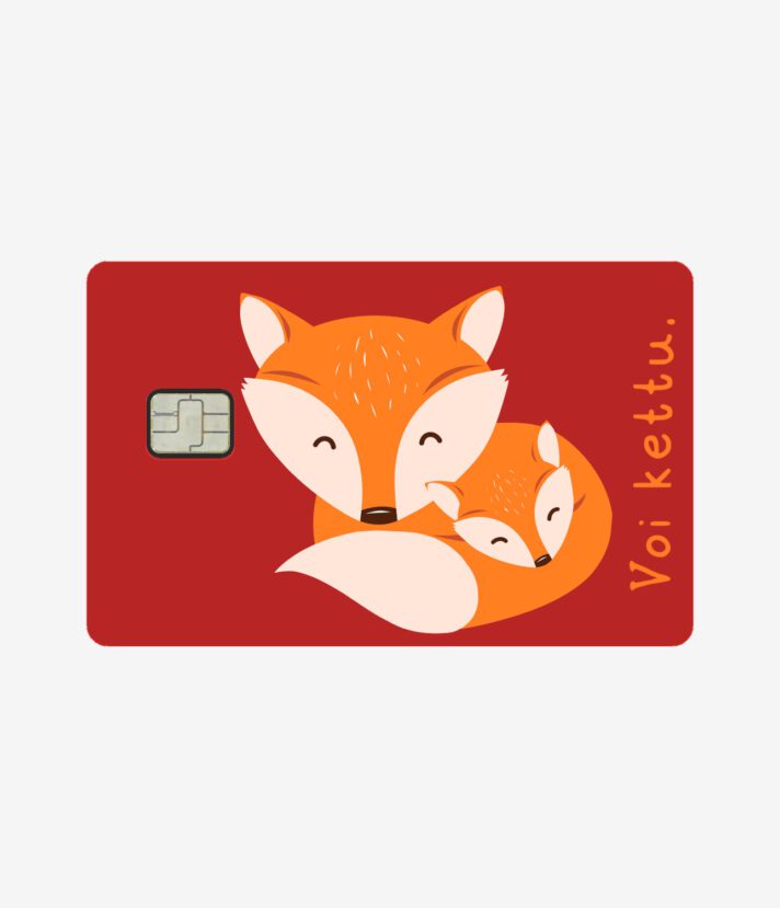 Voi Kettu Korttitarra Punainen