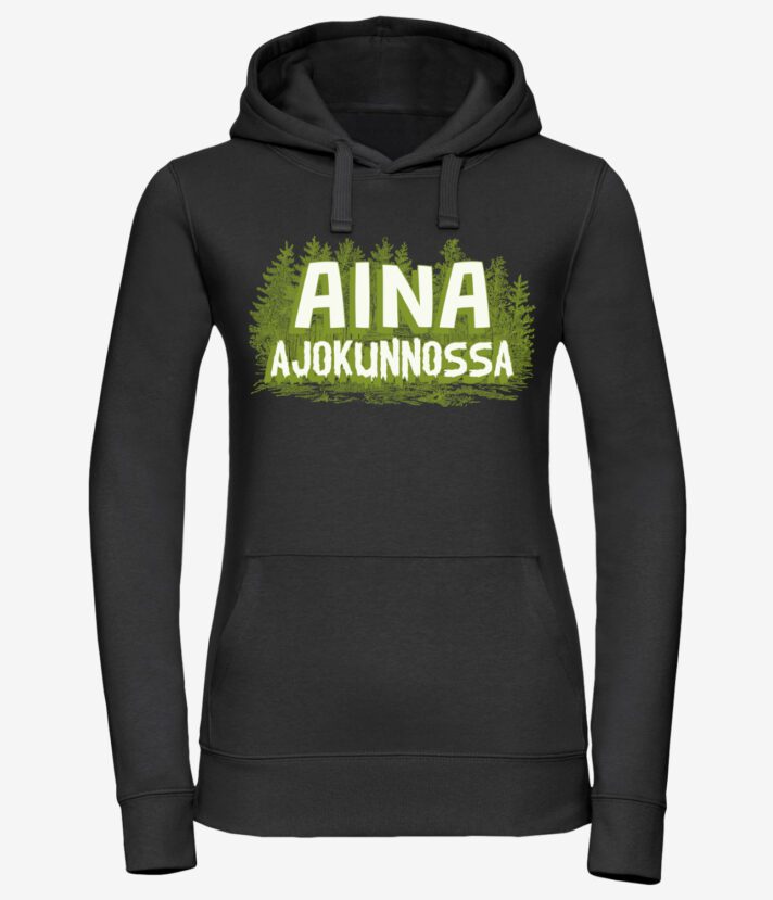 Ajokunnossa Green Naisten Huppari
