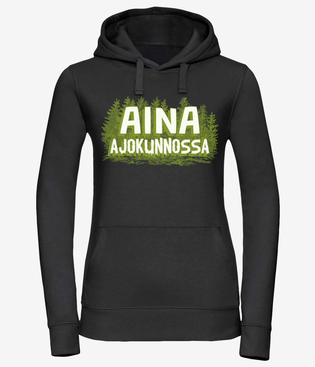 Ajokunnossa Green Naisten Huppari