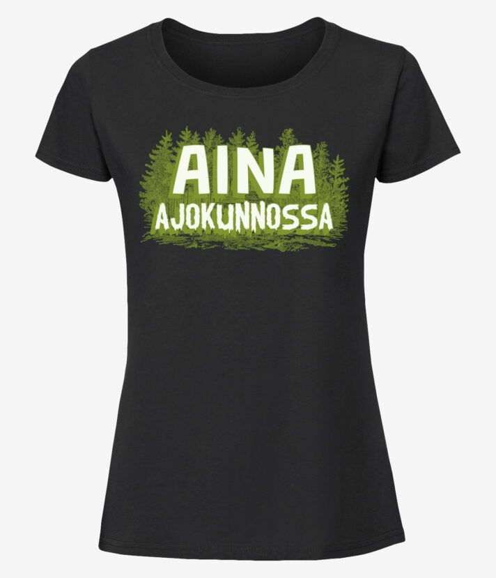 Ajokunnossa Green Naisten T-Paita