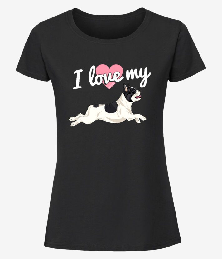 Love My Frenchie III Naisten T-Paita