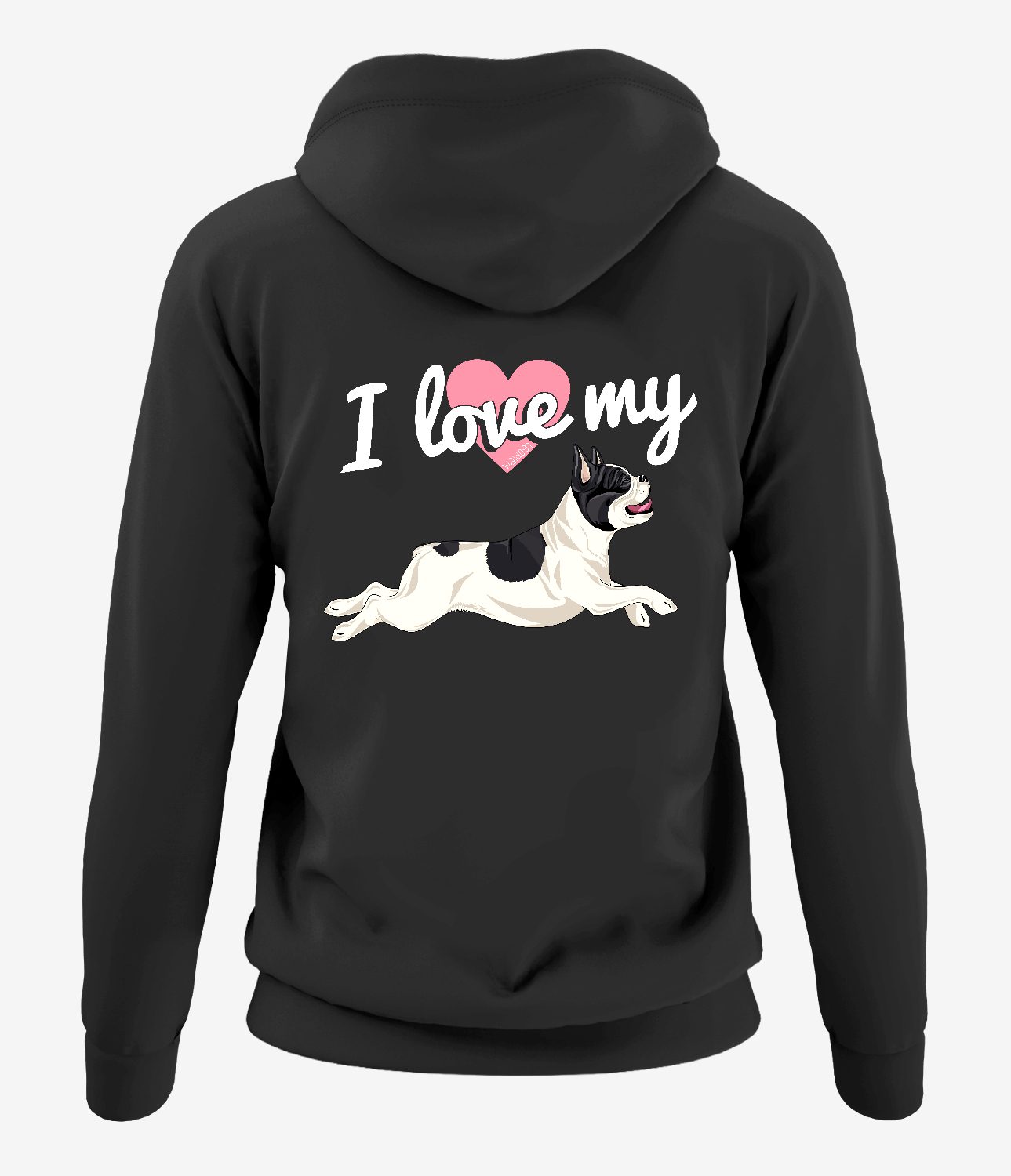 Love My Frenchie III Naisten Vetoketjuhuppari