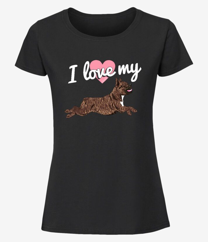 Love My Frenchie IV Naisten T-Paita