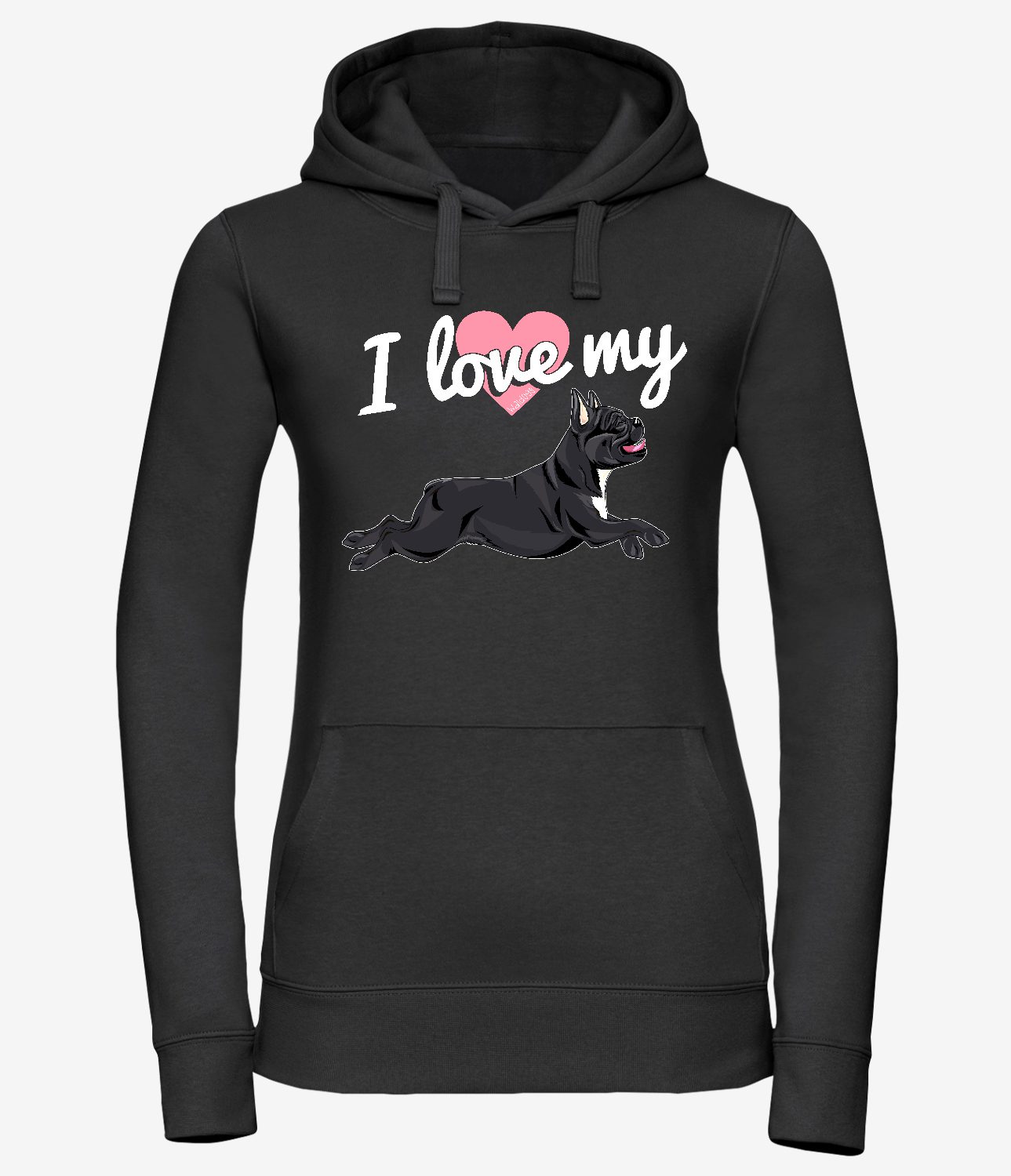 Love My Frenchie V Naisten Huppari