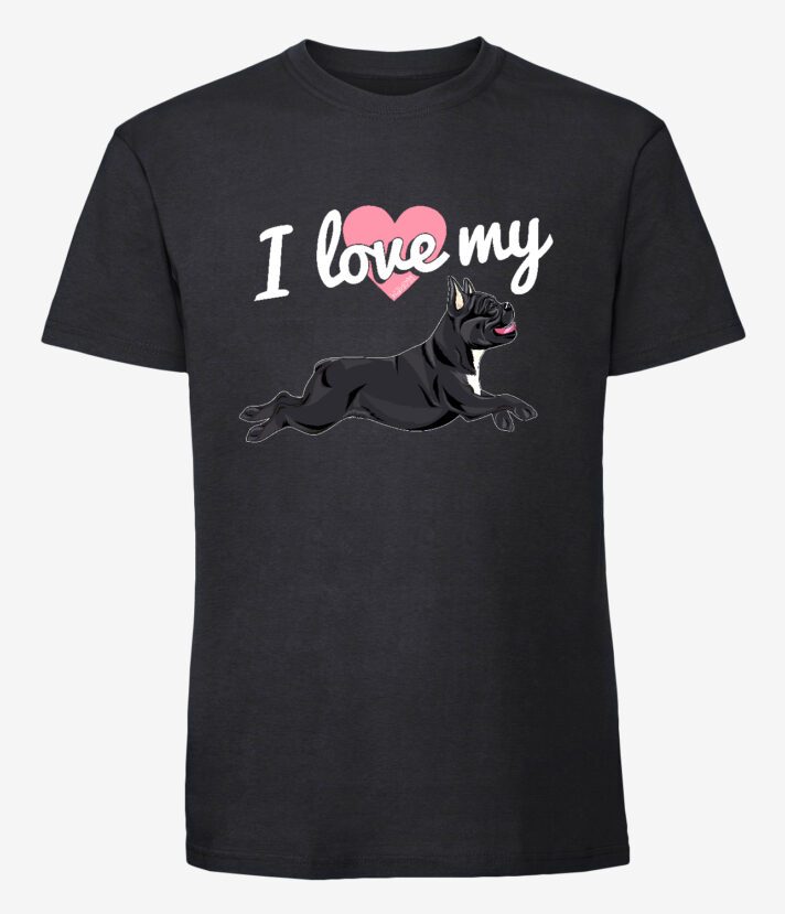 Love My Frenchie V T-Paita