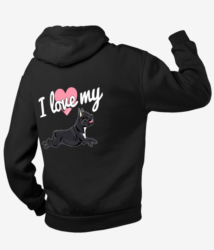 Love My Frenchie V Vetoketjuhuppari