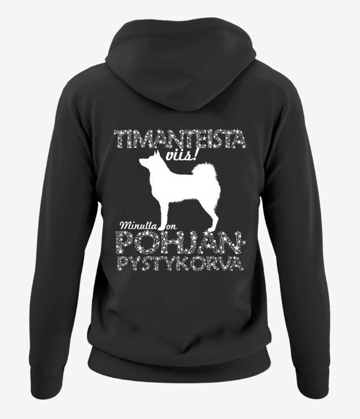 Pohjanpystykorva Timantti Naisten Vetoketjuhuppari