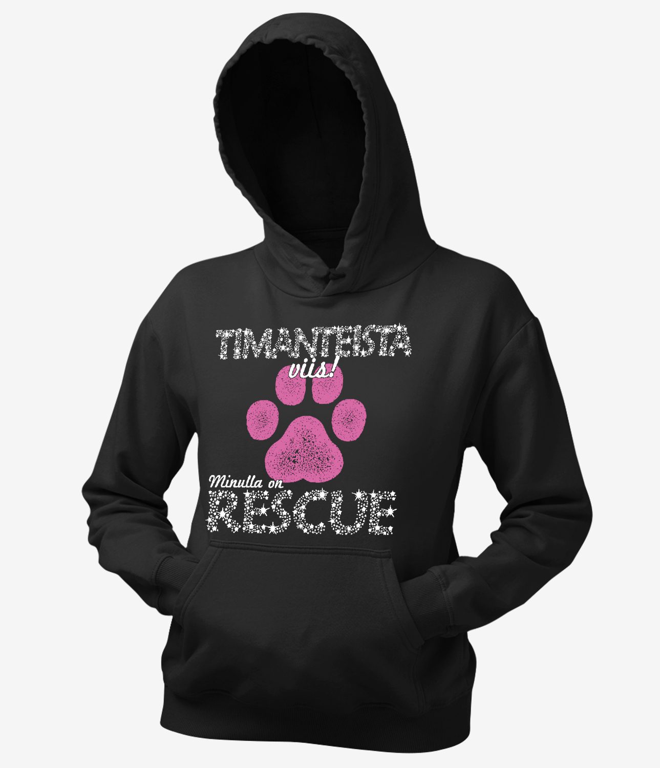 Timanttirescue Pinkkitassu Huppari