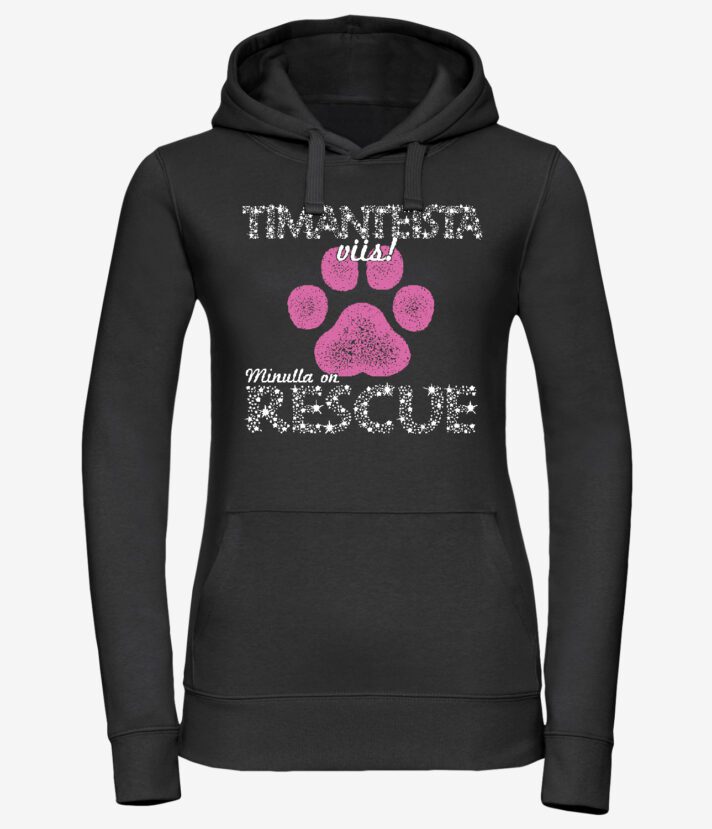 Timanttirescue Pinkkitassu Naisten Huppari
