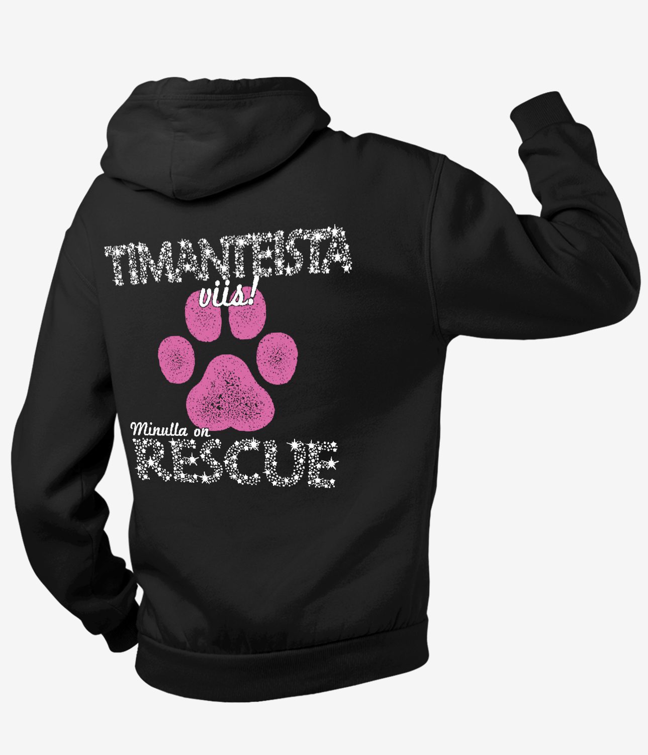 Timanttirescue Pinkkitassu Vetoketjuhuppari