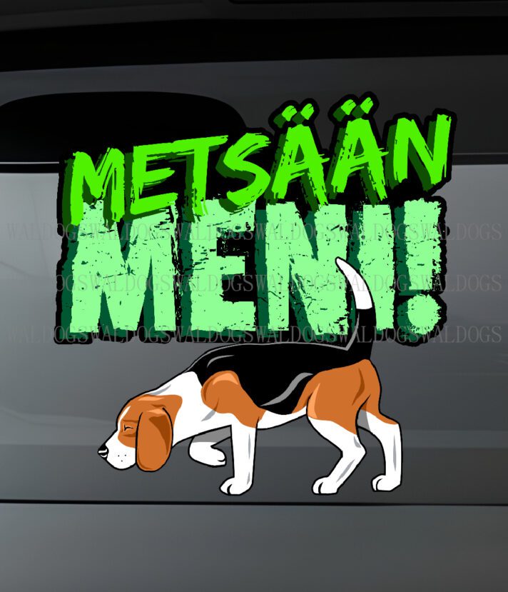 Beagle Metsään Meni Tarra